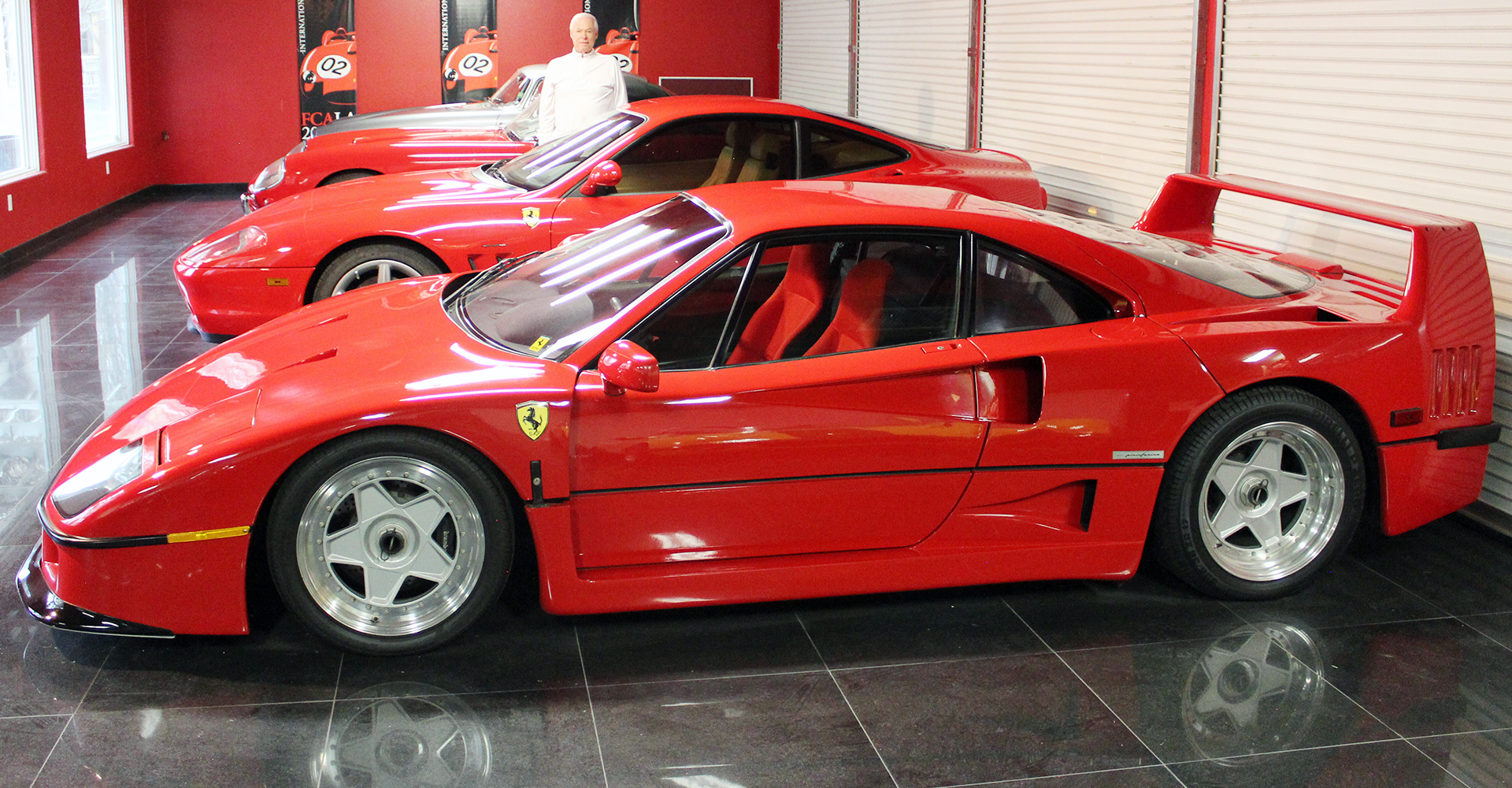 Jerry Roehl with Ferrari Collection